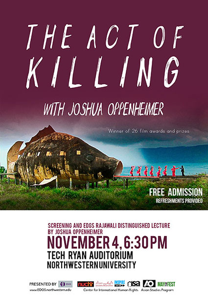 Act of killing talk poster.