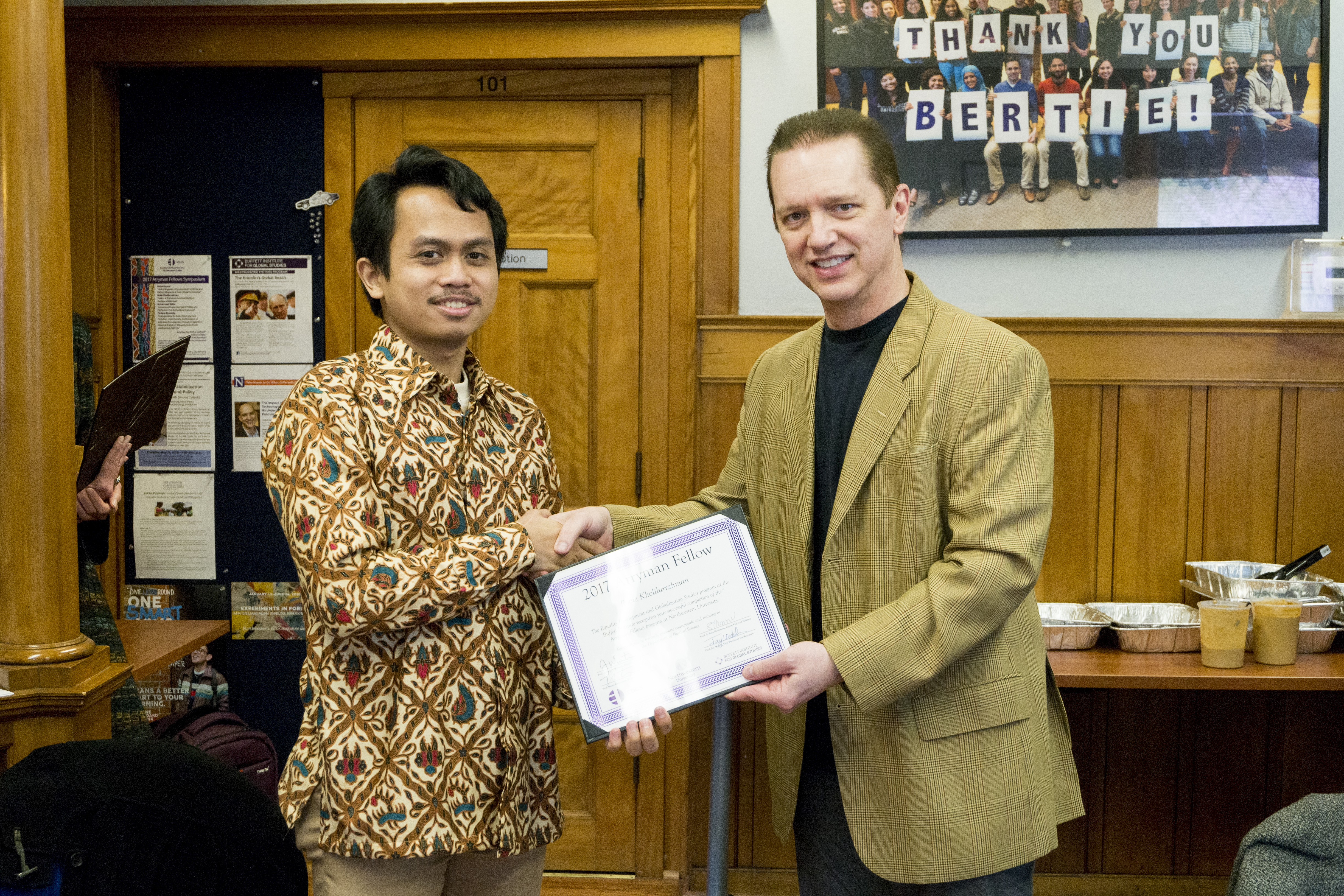 Arryman Fellow Robie Kholilurrahman